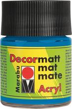 Peinture acrylique mate Decormatt bleu d'azur 095 flacon 50 ml