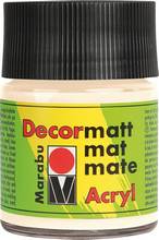 Peinture acrylique mate Decormatt ivoire 271 flacon 50 ml