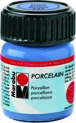 Peinture porcelaine bleu gentiane flacon 15 ml