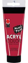 Peinture acrylique Mixed Media AcrylColor mat rouge carmin tube 100 ml