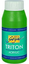 Peinture acrylique basic Solo Goya Triton flacon 750 ml vert feuillage