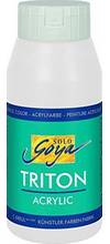 Peinture acrylique basic Solo Goya Triton flacon 750 ml Blanc mix