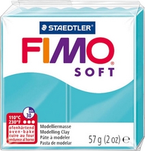 Fimo Soft Pate à modeler à cuire vert menthe 57 g