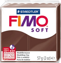 Fimo Soft Pate à modeler à cuire chocolat 57 g