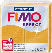 Fimo effect pate à modeler à cuire Or effet métallique 57g