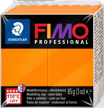Fimo Professional Pate à modeler à cuire orange 85g 