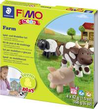 Kit de modelage et jeux animaux de ferme mouton,cochon et vache niveau 1