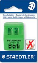 Taille-crayons double usages 51260F vert fluo