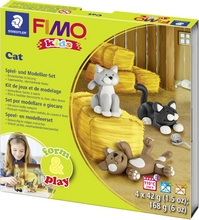 Fimo kids Kit de modelage et jeux chats niveau 2