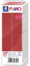 Fimo Soft pate à modeler à cuire rouge Noël 454 g