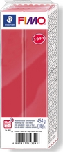 Fimo Soft pate à modeler à cuire rouge cerise 454 g
