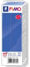 Fimo Soft pate à modeler à cuire bleu brillant 454 g 