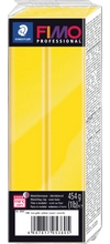 Fimo Professional Pate à modeler à cuire jaune pur  454g