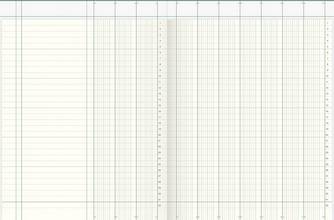 Cahier A4 avec 10 colonnes 40 feuilles