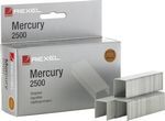 Agrafes pour agrafeuse Mercury zinguées en acier boite de 2500