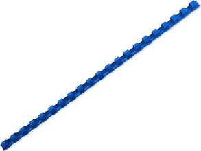 Baguette reliure anneaux plastiques CombBind A4 6 mm bleu par 100