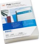 Plats de couverture PolyClearView A4 PP 500 microns translucide par 100
