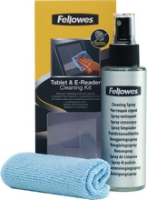 Kit de nettoyage pour tablette et écrans flacon 120ml et chiffon microfibre