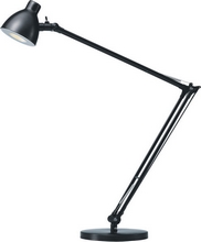 Lampe de bureau LED Valencia 4,8watt lumière blanc chaud noir