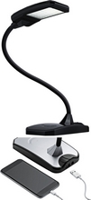 Lampe de bureau LED Twist 6watt flexible lumière blanc neutre 4300 K noir