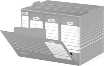 Container archives ouverture frontale pour boites archive Elba tric A4 et A3