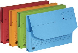 Pochette à rabat Ultimate A4 carton rigide 240g assorties 4 couleurs