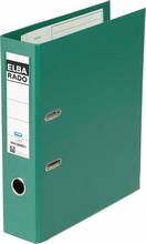 Classeur levier A4 ELBA Rado carton plastifié PVC bord métal Dos 80 mm vert