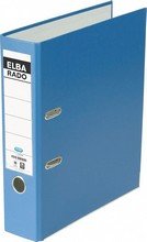Classeur A4 levier ELBA rado classique lux brillant Dos 80 mm bleu