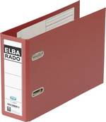 Classeur levier A5 ELBA rado-Plast à l italienne dos 75mm PVC Rouge