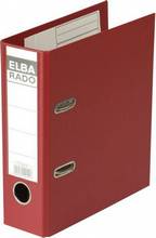 Classeur levier A5 ELBA rado-Plast à la francaise dos 75mm PVC rouge