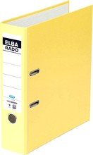 Classeur A4 levier ELBA rado classique lux brillant Dos 80mm jaune