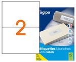 Etiquettes A5 210x148,5mm Multi-usages Agipa boite de 200