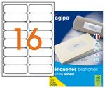 Etiquettes Multi-usages 99,1 x 33,9 mm boite 1600 sur 100 planches A4