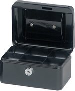 Caisse à monnaie Mini 15,2 x 12,5 x 8,1 cm noir