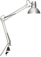 Lampe de bureau Study avec pince de fixation Argent