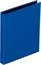 Classeur A5 2 anneaux carton plastifié Basic dos 35 mm bleu