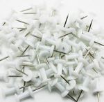 Punaises Push pins blanches diamètre 10mm 100 pièces