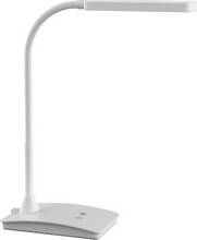 Lampe de bureau LED MAULpearly colour vario 6watt lumière blanc chaud à lumière du jour blanc