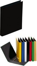 Classeur A4 2 anneaux ronds carton laminé Basic dos 35 mm noir