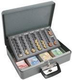 Coffret-caisse à monnaie Maxi gris