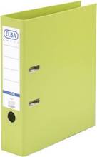 Classeur levier A4 Elba smart Pro+ carton plastifié bord métallique Dos 80mm vert clair