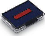 Cassette d'encrage de rechange Trodat 6/50/2 bleu-rouge pack de 2