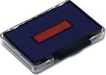Cassette d encrage Trodat Professional 6/53/2 Bleu-Rouge Pack de 2