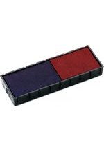 Cassette encrage E/12/2 bleu et rouge Colop Série S100, S120WD pack de 2