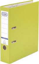 Classeurs à levier A4 ELBA smart plastifié PP-papier bord métal dos 80mm vert clair