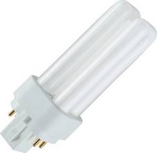 Ampoule fluocompacte G24d-1 DULUX D/E 13W 900 lumen blanc froid 840 4000K 4 pins