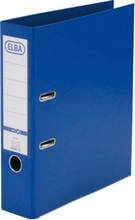 Classeur levier A4 Elba smart Pro+ carton plastifié bord métallique Dos 80mm bleu
