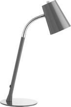 Lampe de bureau LED FLEXIO 2.0 5watt lumière blanc neutre gris métallique