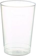 Verre plastique 30cl translucide par 25