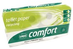 Papier toilette Comfort 2 épaisseur recyclé extra blanc 8 rouleaux de 250 feuilles